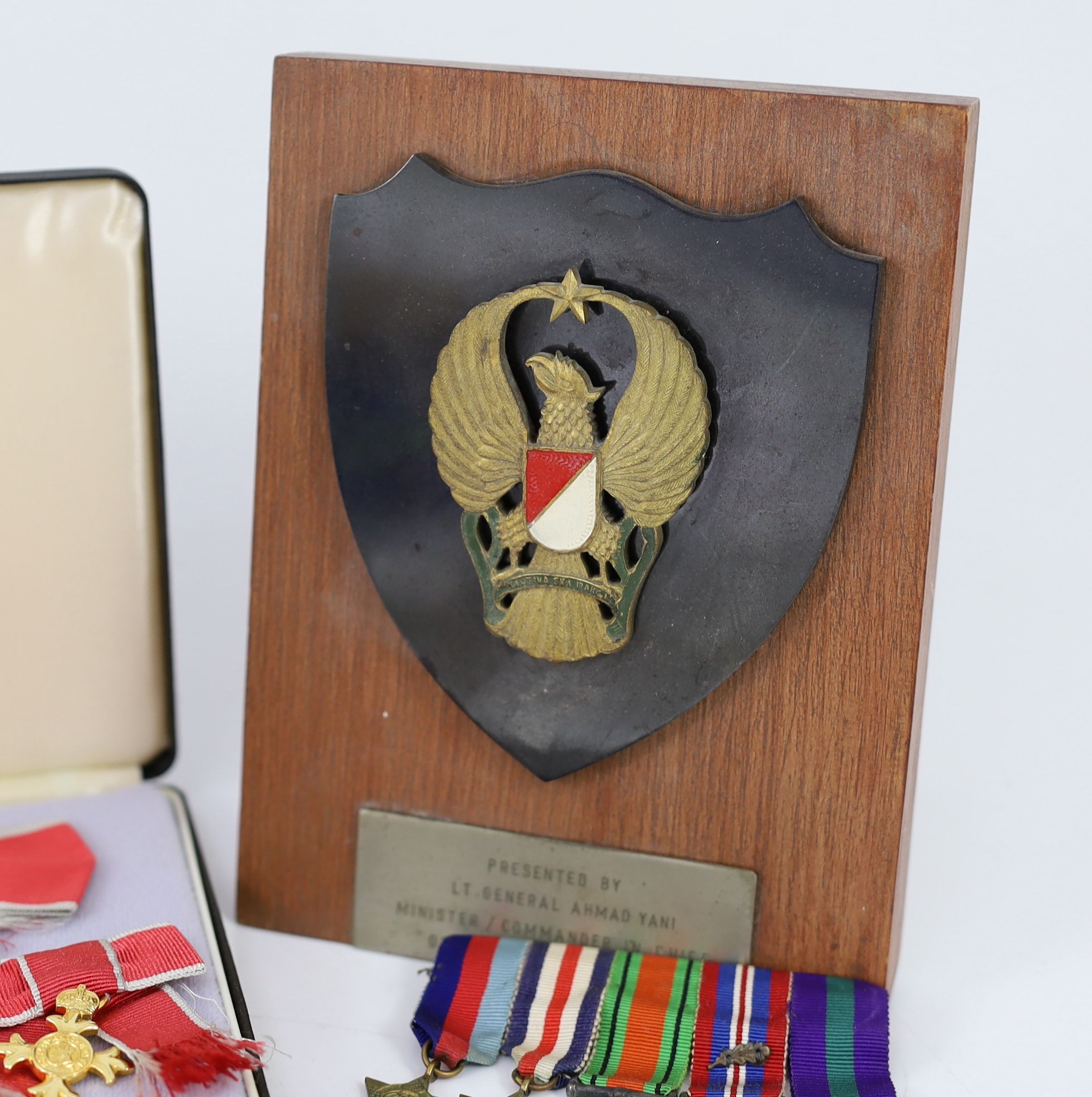 A WW2 group of five medals to Major J.A.B.Darlington R.E